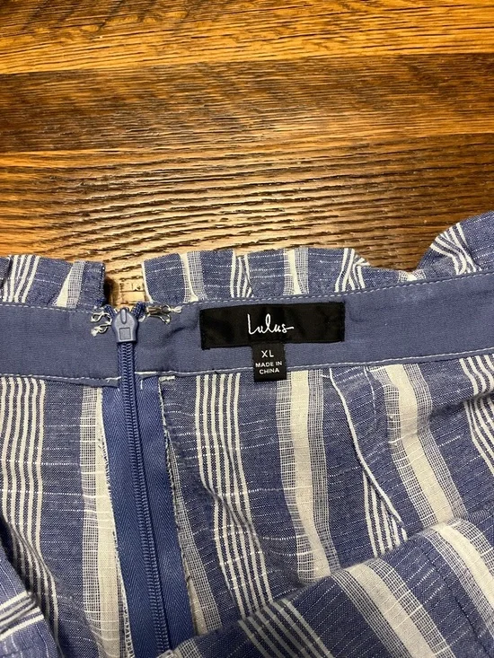 Lulus wide-leg striped pants size XL - Picture 7 of 8